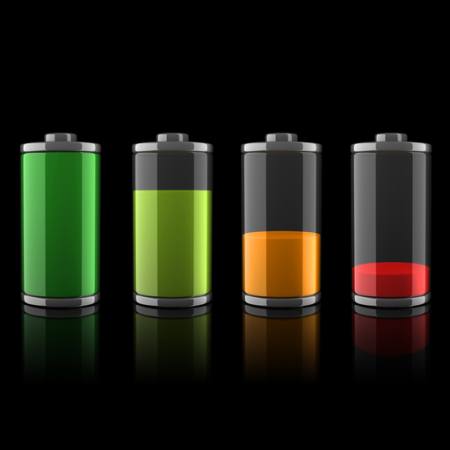 batterij, drain, groen, geel, rood Koya79 - Dreamstime