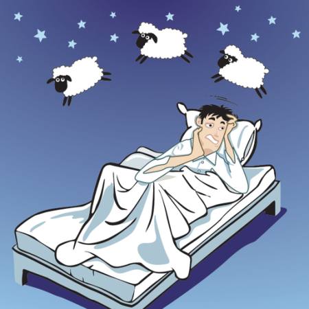 slaap, schapen, sterren, bed, man Norbert Buchholz - Dreamstime