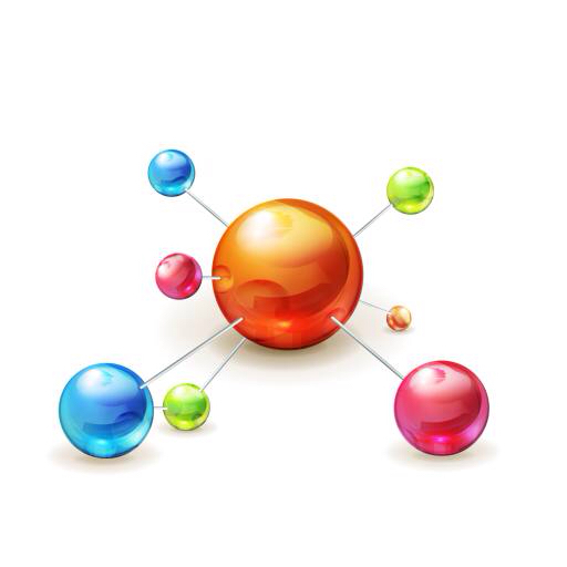 atom, bold, bolde, farve, farver, orange, grøn, pink, blå Natis76