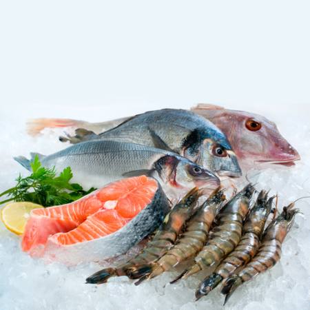 vissen, zee, voedsel, ijs, slice, krab Alexander  Raths - Dreamstime