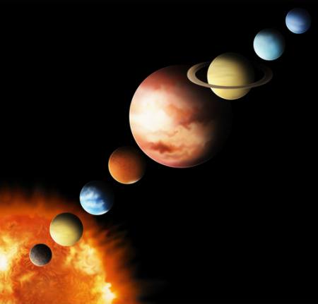 planeten, planeet, zon, zonne-energie Aaron Rutten - Dreamstime