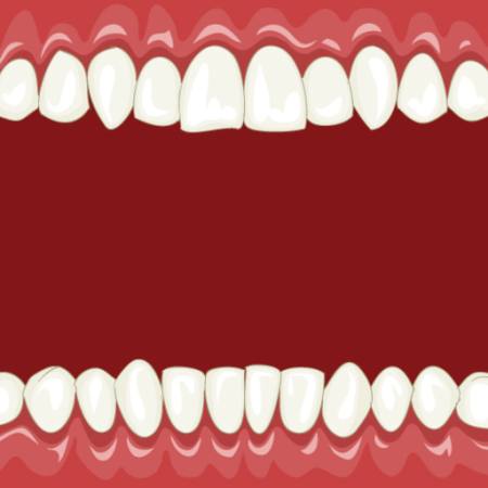 mond, wit, rood, tanden Dedmazay - Dreamstime