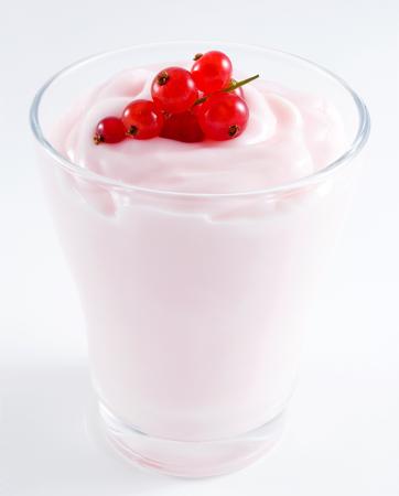 yoghurt, smoothie, rood, wit, glas, drank, druiven Og-vision - Dreamstime