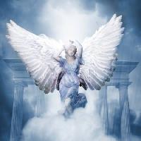 de hemel, wolken, vleugels, vrouw, hemel Eti Swinford - Dreamstime