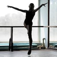 Pixwords Het beeld met danser, ballerina, kvinde, dans Danil Roudenko (Danr13)