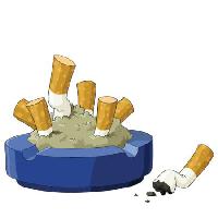 Pixwords Het beeld met lade, roken, cigare, cigare kont, ash Dedmazay - Dreamstime