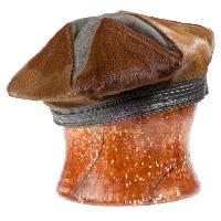 Pixwords Het beeld met hat, brun, objekt, hoved, læder Vvoevale