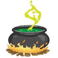 Pixwords Het beeld met voedsel, vuur, pot, groen Wessam Eldeeb - Dreamstime