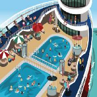 schip, partij, cruise, zwembad, mensen Artisticco Llc - Dreamstime
