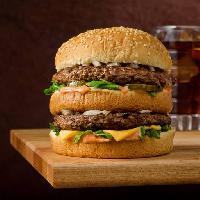 Pixwords Het beeld met burger, hamburger, sandwitch, mad, spise Foodio