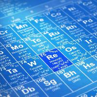 Pixwords Het beeld met tabel, periodiske system, periodiske, elementer, blå Anna Penigina (Outline205)