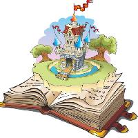 verhaal, kasteel, boek, torens Ensiferrum - Dreamstime