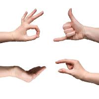 met de hand, gebaar, tumb, menselijk,  Antonuk - Dreamstime