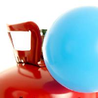 ballon, blå, rød, akvarium Rmarmion