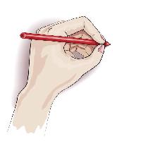 hånd, pen, skriv, fingre, blyant Valiva
