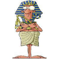 Pixwords Het beeld met farao, antieke, man, kleding Dedmazay - Dreamstime