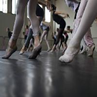 fødder, danser, dansere, praksis, kvinder, fod, gulv Goodlux