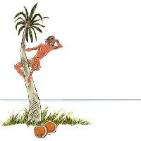 Pixwords Het beeld met man, eiland, vastgelopen, kokos, palm, kijk, zee, oceaan Sylverarts - Dreamstime