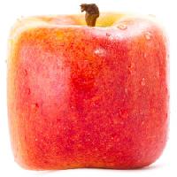 Pixwords Het beeld met appel. rood, geel, eten, voedsel Sergey02 - Dreamstime